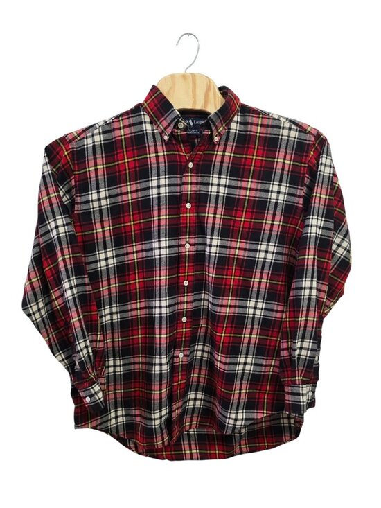Ralph Lauren Other - Ralph Lauren Blaire Red & Black Plaid Button-Down Shirt Long Sleeve Men’s Large